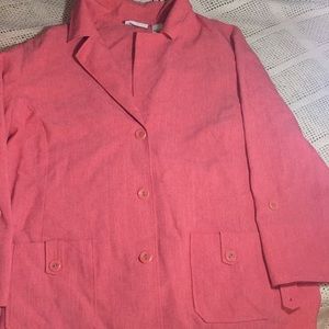 Watermelon-Pink Blazer